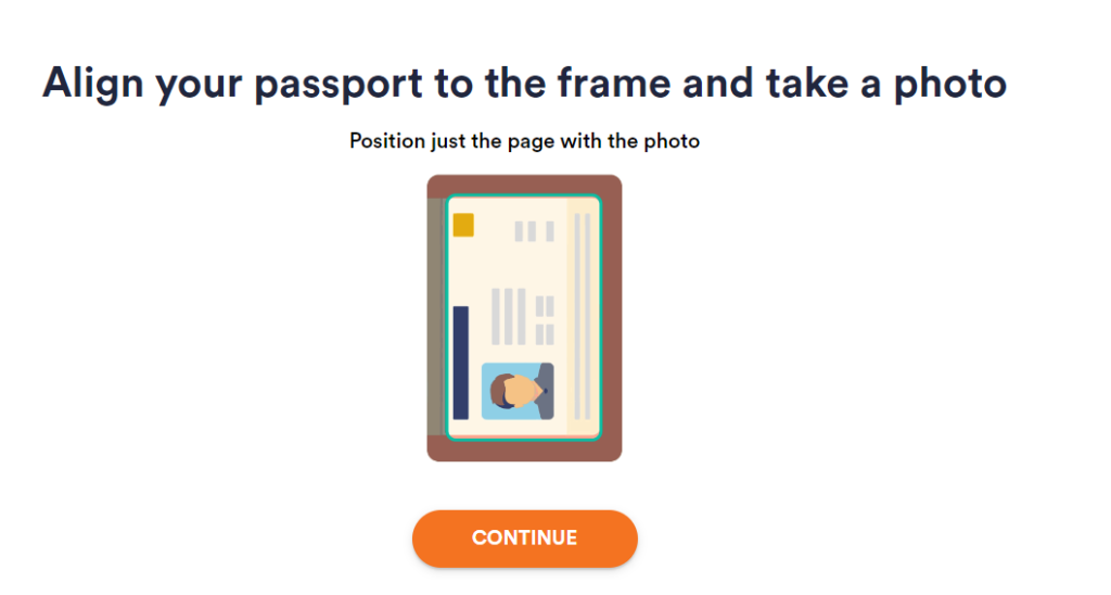 Chaturbate Webcam Model Account Registration - Passport Photo for Verification