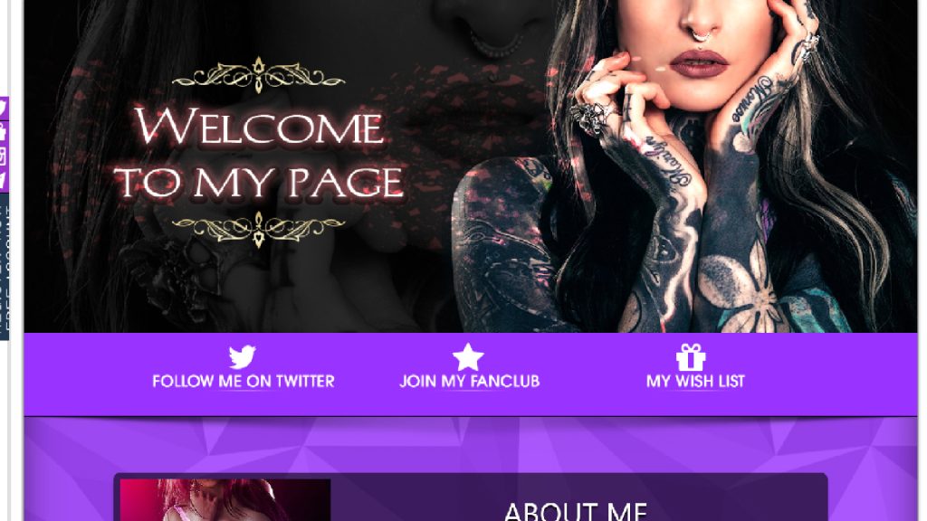 How to Set a Profile Background and Create a Beautiful Bio on Chaturbate - Example 1